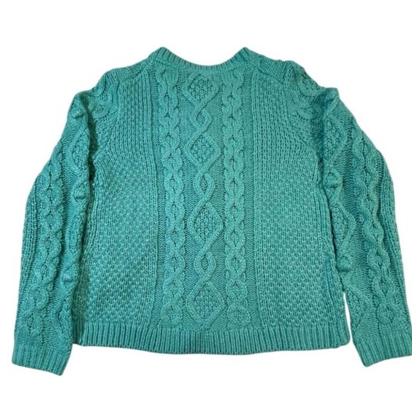 Mini Boden Girl's Brook Blue Cable Cardigan SIZE-9-10Y - Picture 9 of 9